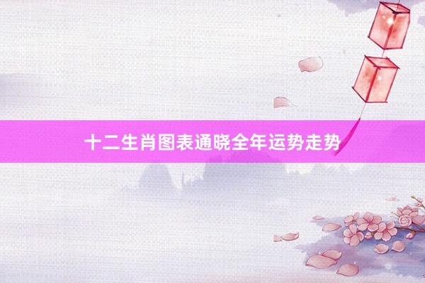 十二生肖图表通晓全年运势走势
